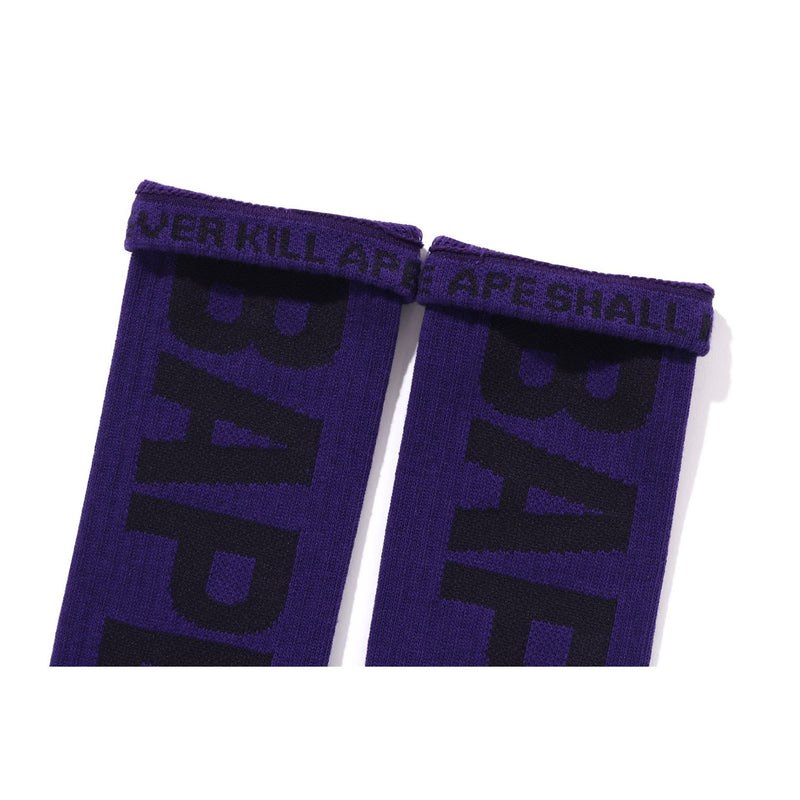 Men Bape Socks Socks Purple USA | KH0626666