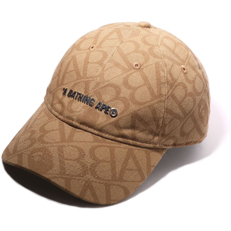 Men Bape Sport Monogram Cap Caps Beige USA | LZ8467247