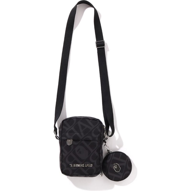 Men Bape Sport Monogram Shoulder Bag Bags Black USA | GH0448948