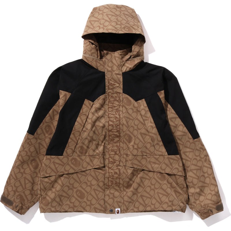 Men Bape Sport Monogram Snowboard Jacket Jackets Beige USA | LB3019309