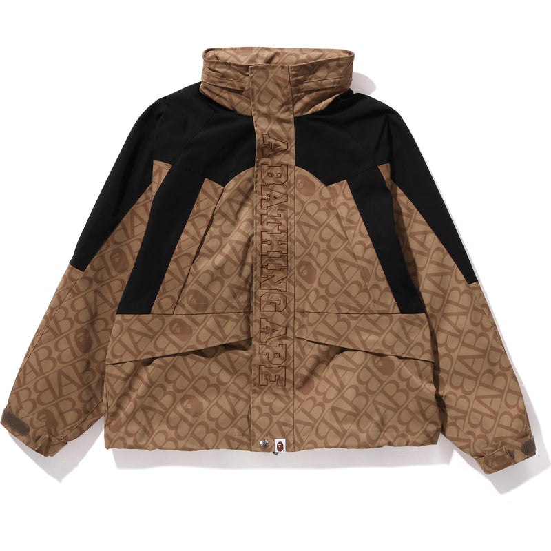 Men Bape Sport Monogram Snowboard Jacket Jackets Beige USA | LB3019309