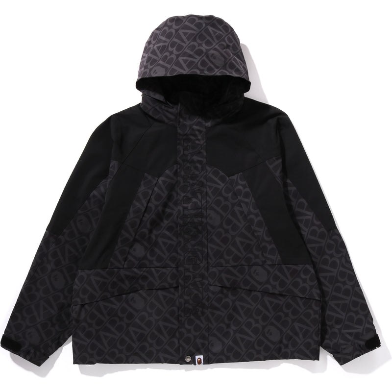 Men Bape Sport Monogram Snowboard Jacket Jackets Black USA | GU8988498