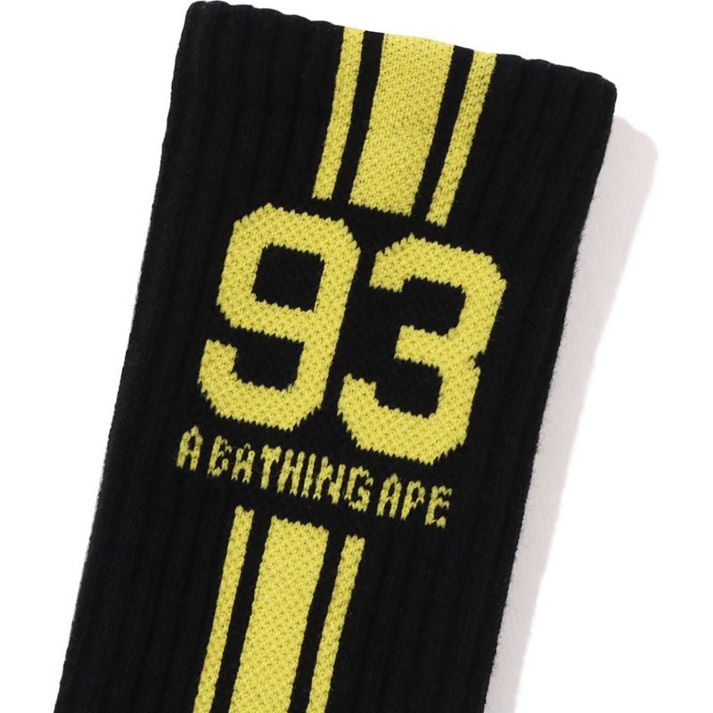 Men Bape Sports Socks Socks Black USA | XV6752972