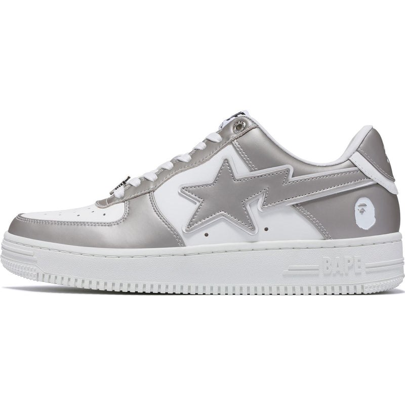 Men Bape Sta™ #4 Sneakers Silver USA | HO8439749