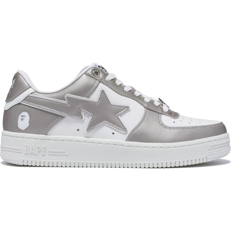 Men Bape Sta™ #4 Sneakers Silver USA | HO8439749