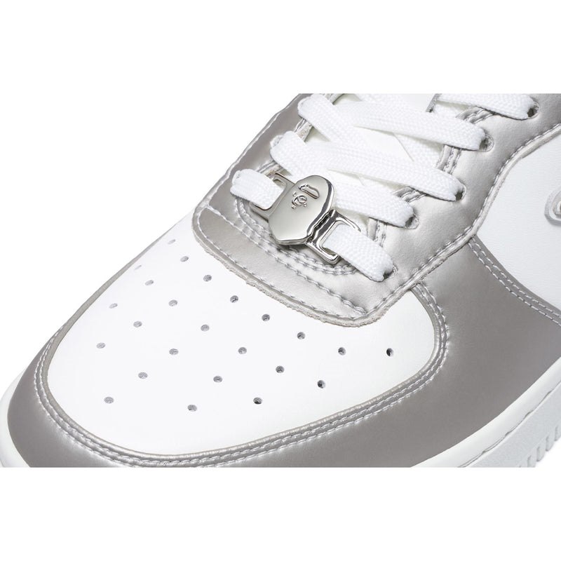 Men Bape Sta™ #4 Sneakers Silver USA | HO8439749