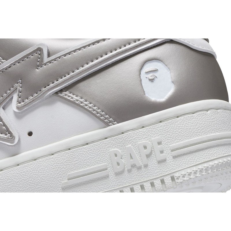 Men Bape Sta™ #4 Sneakers Silver USA | HO8439749