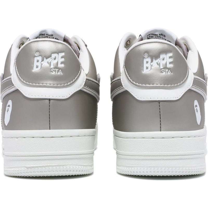 Men Bape Sta™ #4 Sneakers Silver USA | HO8439749