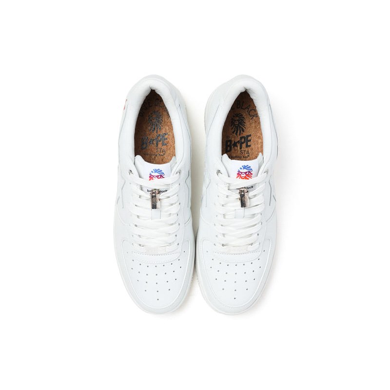 Men Bape Sta™ By Black® Sneakers White USA | IB0568758