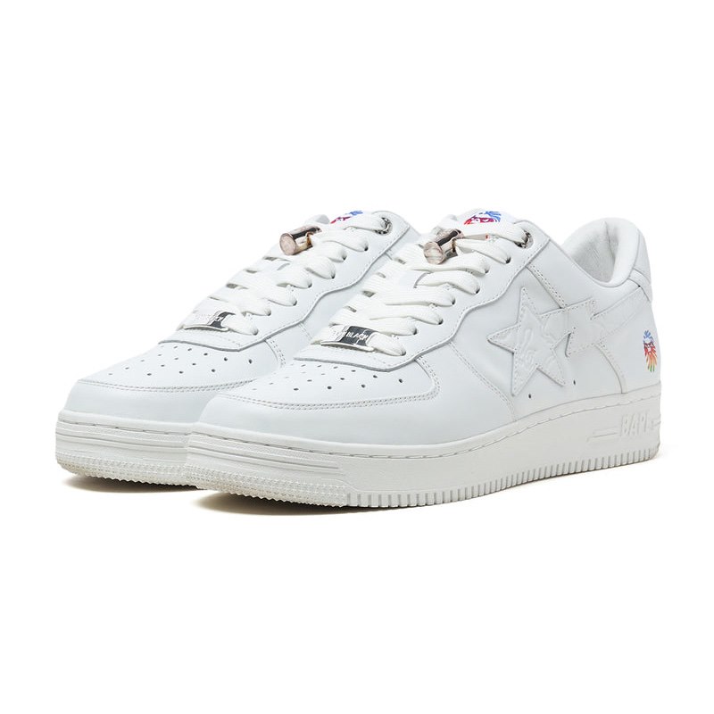 Men Bape Sta™ By Black® Sneakers White USA | IB0568758