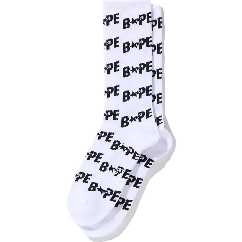 Men Bape Sta Jacquard Socks Socks Black USA | ZD7368038