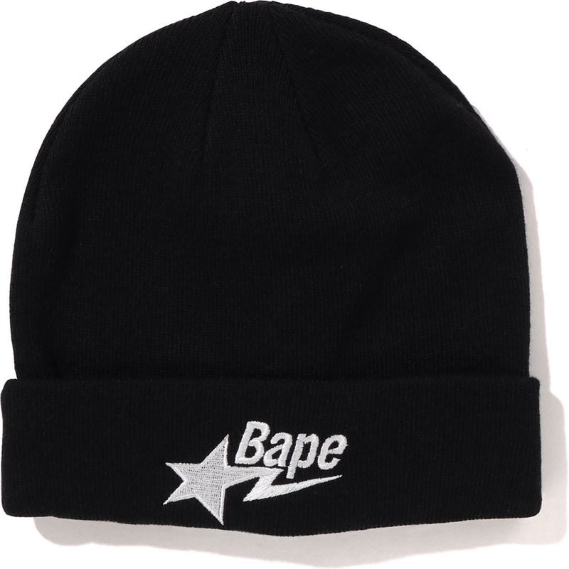 Men Bape Sta Knit Cap Caps Black USA | MV4770270