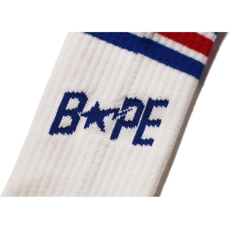 Men Bape Sta Line Socks Socks Blue USA | AU7969999