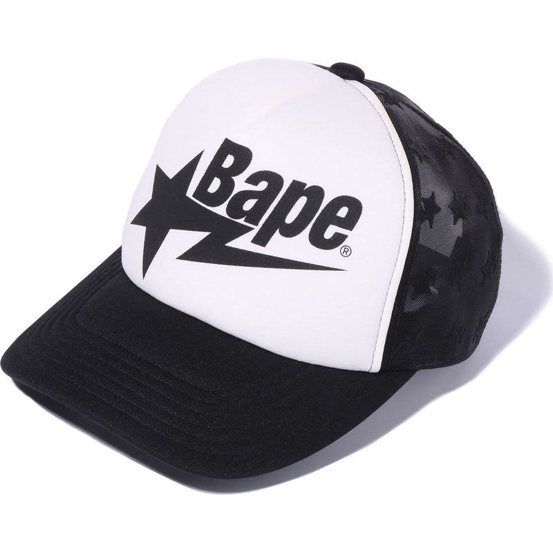 Men Bape Sta Mesh Cap Caps Sax USA | LQ5714674