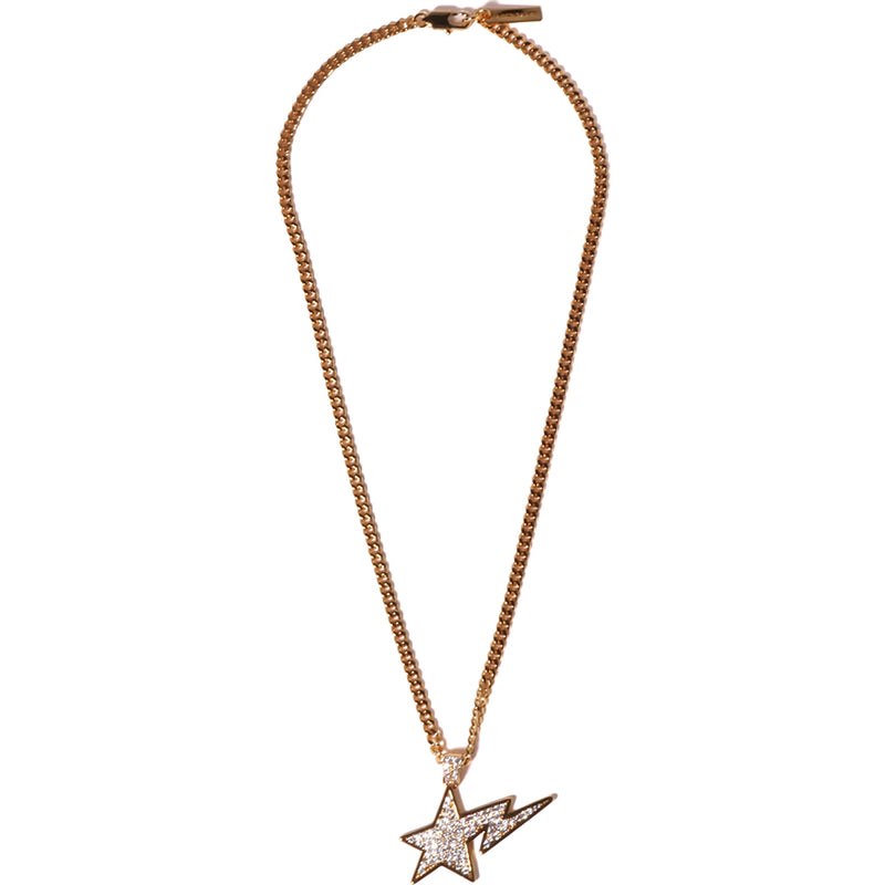 Men Bape Sta Necklace Accessories Gold USA | ME6690860