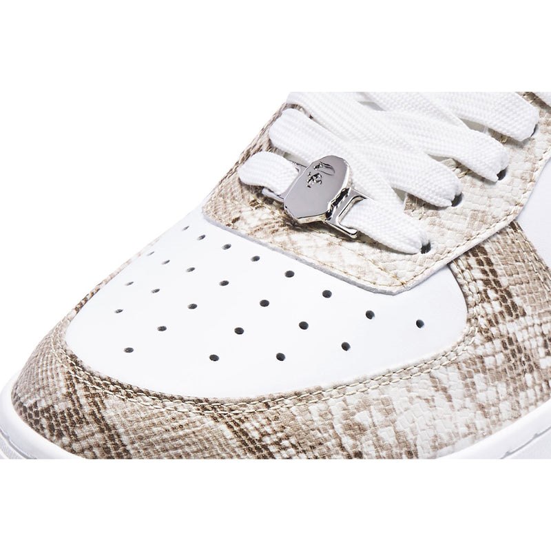 Men Bape Sta™ Snake Sneakers Beige USA | SL2485045