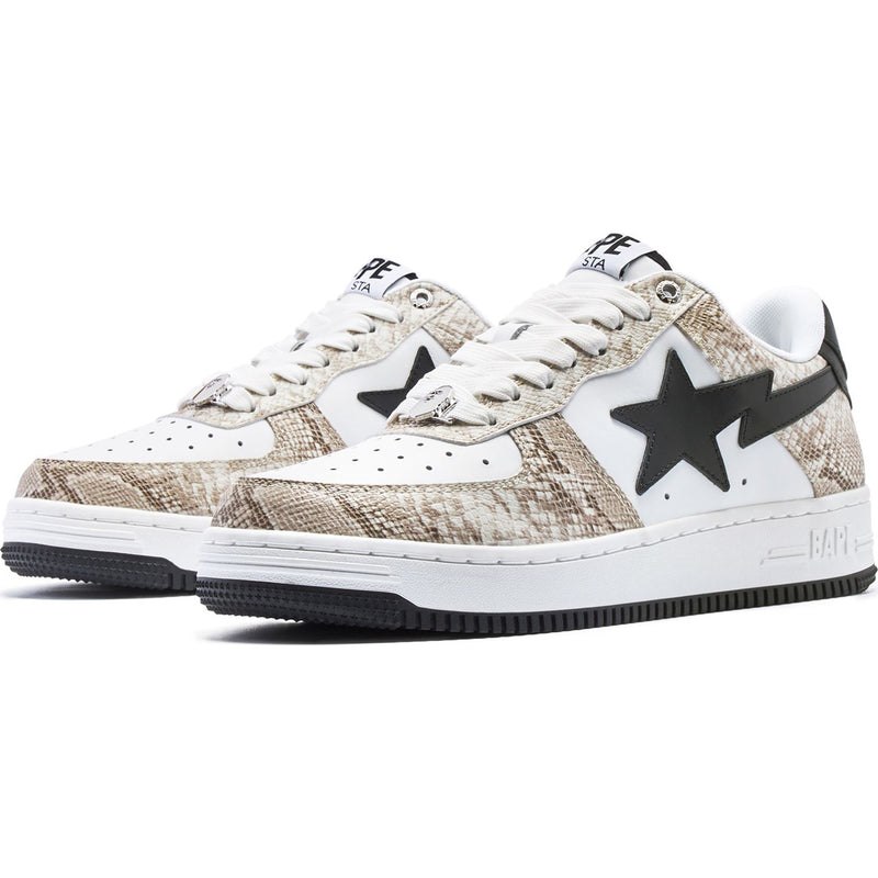 Men Bape Sta™ Snake Sneakers Beige USA | SL2485045