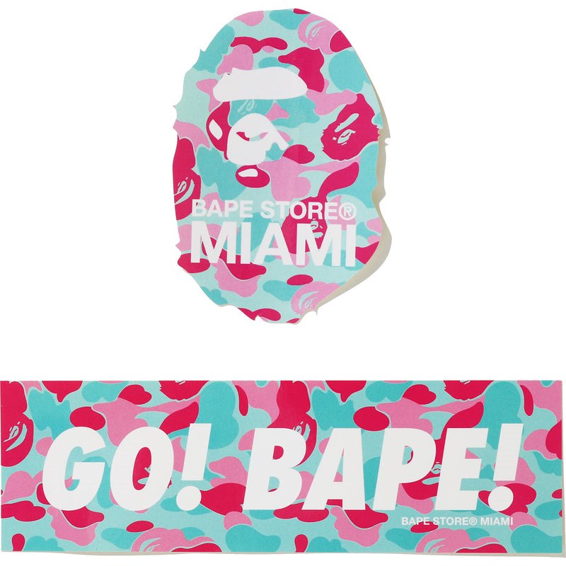 Men Bape Store Miami Bumper Sticker Accessories Multi USA | VA5615365