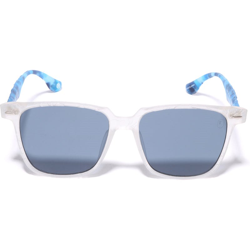 Men Bape Sunglasses #1 Bs13036 Eyewear Blue USA | SD7527357