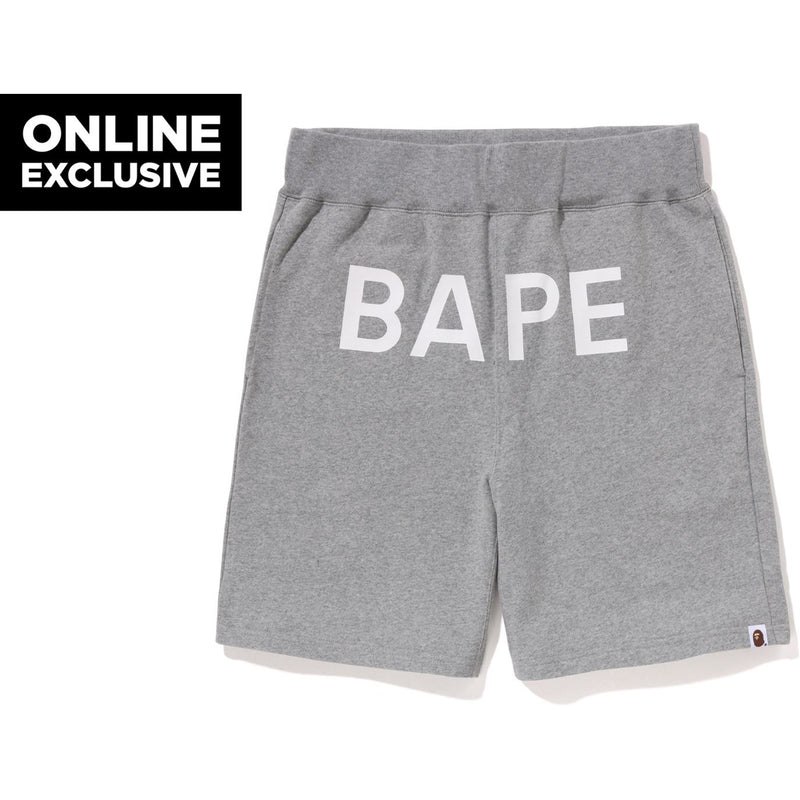 Men Bape Sweat Shorts Bapec Shorts Grey USA | TA9876986