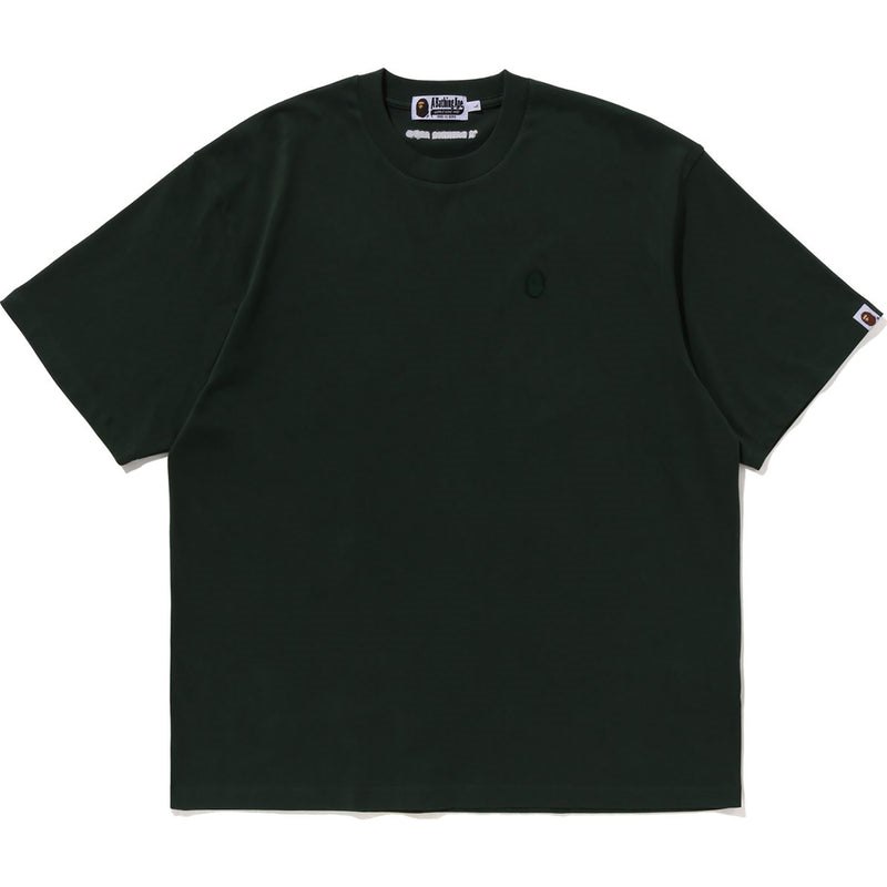 Men Bape Tonal Ape Head One Point Tee Cut And Sewn Green USA | BQ5005005