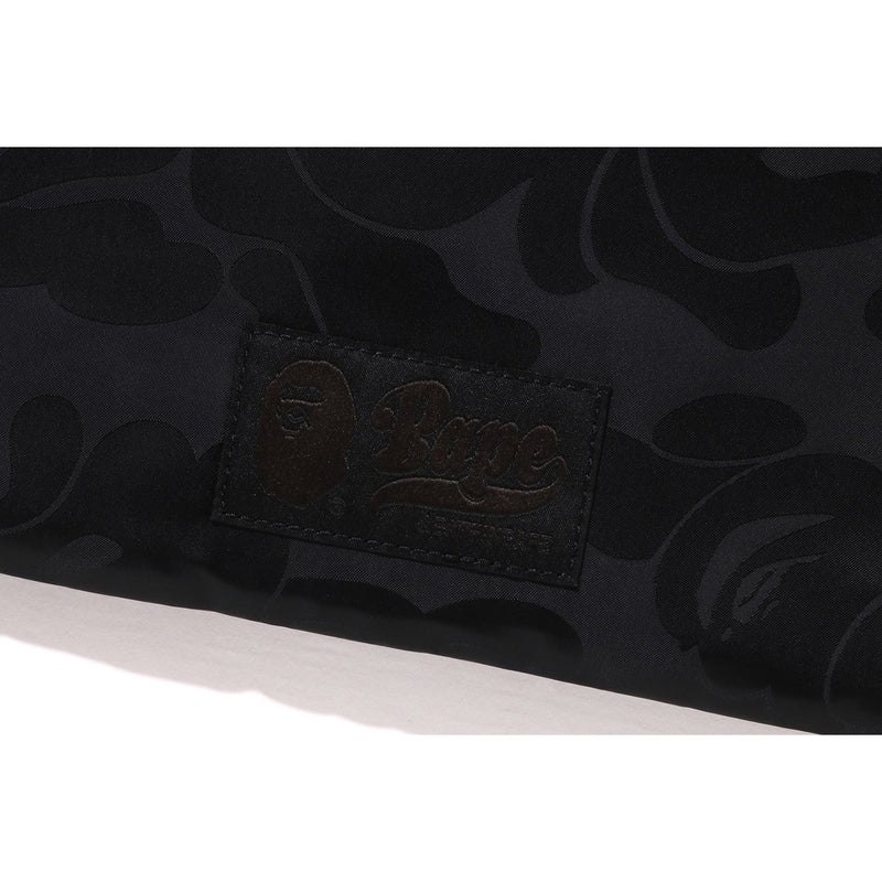 Men Bape Tonal Solid Camo Shoulder Pouch Bags Black USA | NG4586056