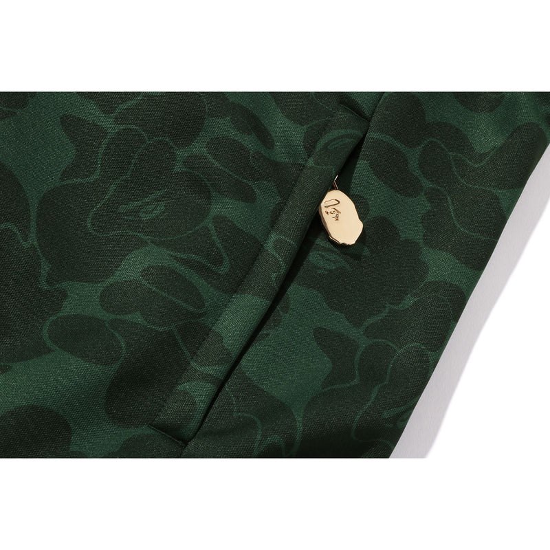 Men Bape Tonal Solid Camo Track Jacket Sweatshirts Green USA | WE0620760