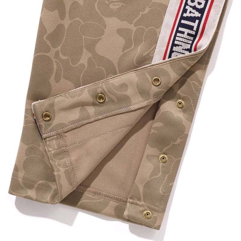 Men Bape Tonal Solid Camo Track Pants Pants Beige USA | RD1885785