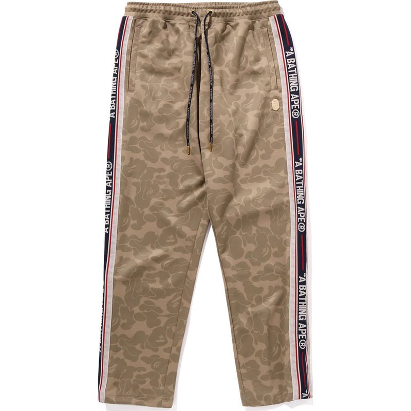 Men Bape Tonal Solid Camo Track Pants Pants Beige USA | RD1885785