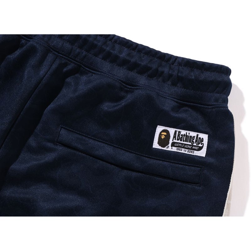 Men Bape Tonal Solid Camo Track Pants Pants Navy USA | IN9256626