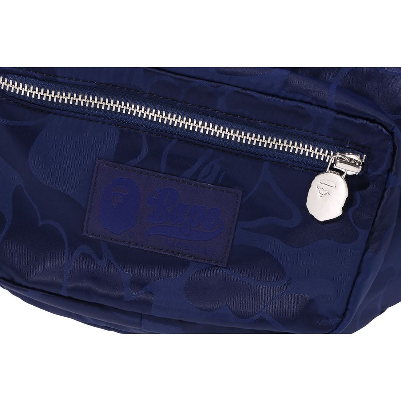 Men Bape Tonal Solid Camo Waist Bag Bags Navy USA | AI4125115