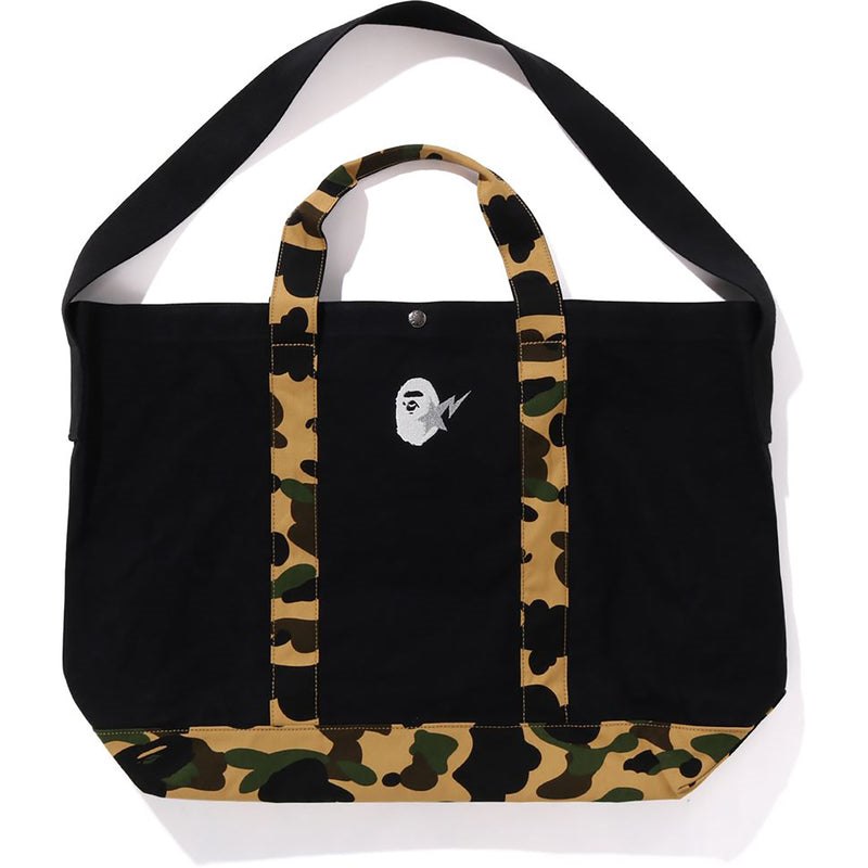 Men Bape Tote Bag Bags Black USA | KC5852782