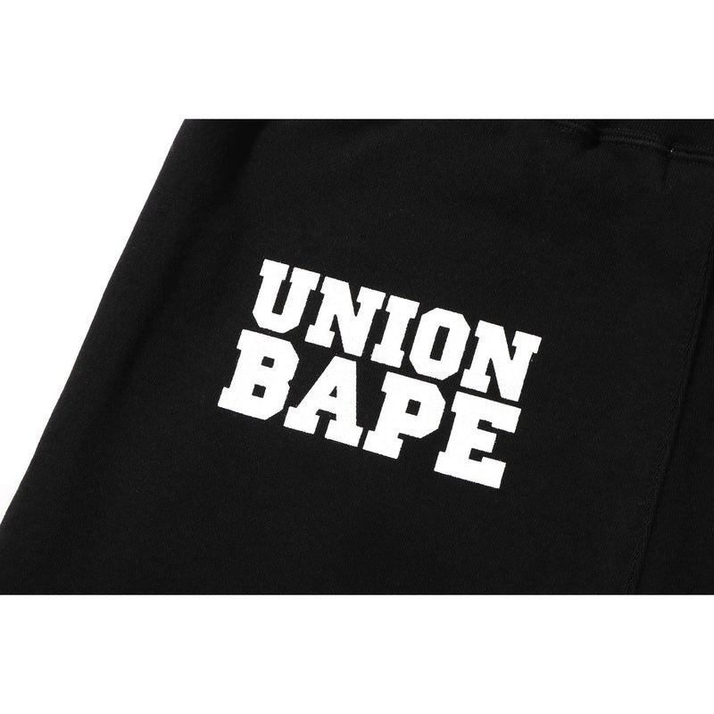 Men Bape Union X Sweat Pants Pants Black USA | YS4316236