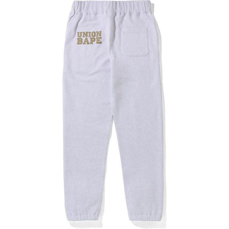 Men Bape Union X Sweat Pants Pants Grey USA | IZ6633663