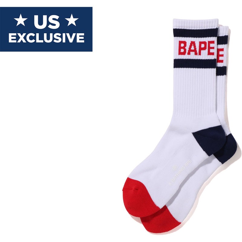 Men Bape Us Limited Collection Socks Socks Red USA | JA2579559