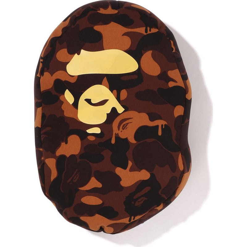 Men Bape Valentine Chocolate Camo Ape Head Cushion Home Brown USA | DC4014704