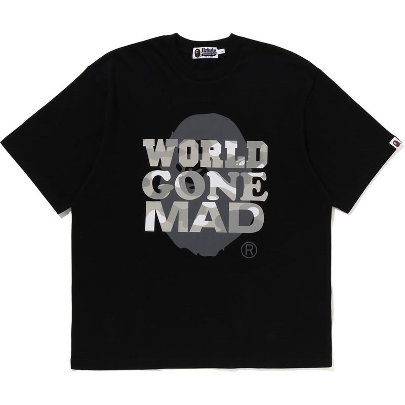 Men Bape Wgm Tee Cut And Sewn Black USA | YD5688868