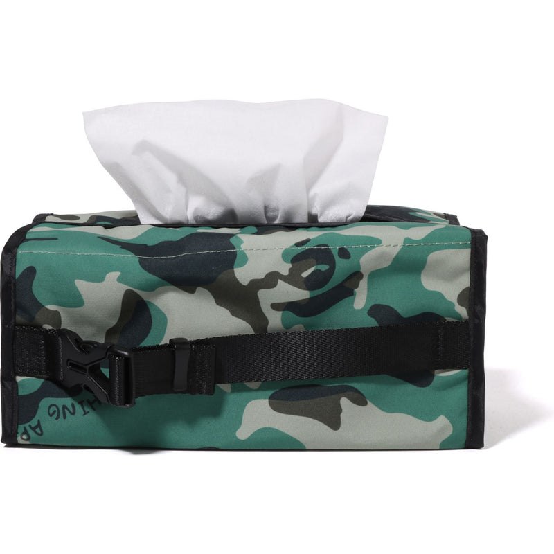 Men Bape Woodland Camo Travel Tissue Case Home Olivedrab USA | VD8043603