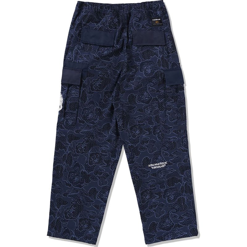 Men Bape X Alpha Industries 6-pocket Pants Pants Navy USA | VW2528958