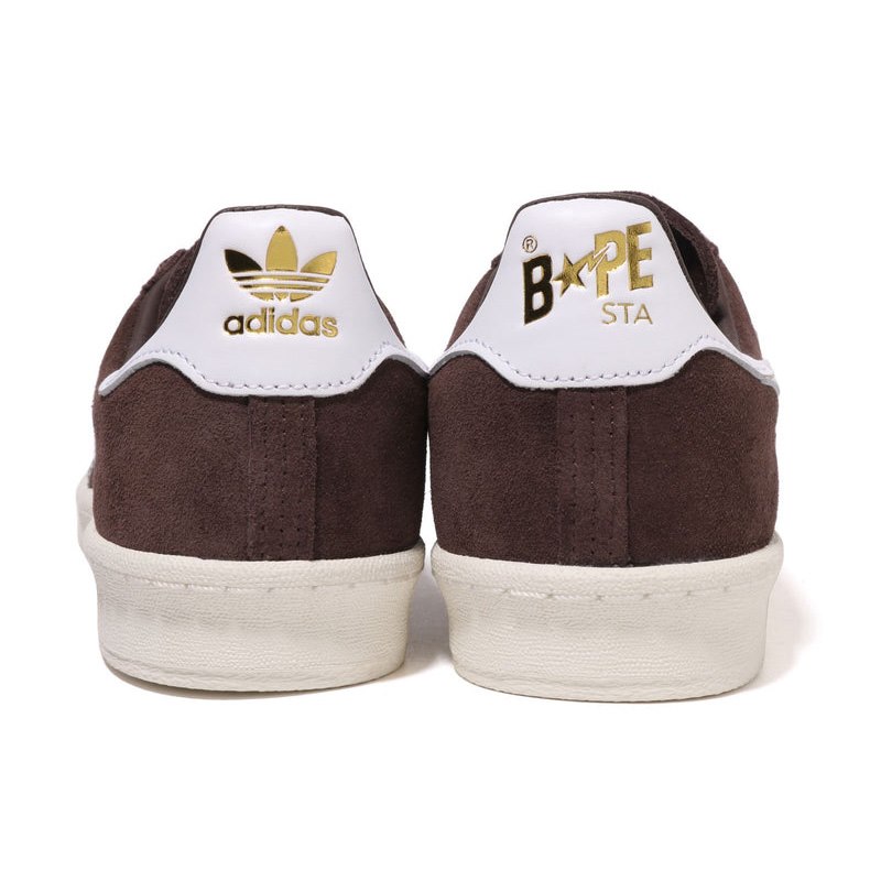 Men Bape X Campus 80s Sneakers Brown USA | TF6680260