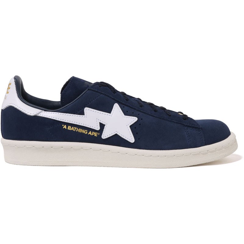 Men Bape X Campus 80s Sneakers Navy USA | CR1195315