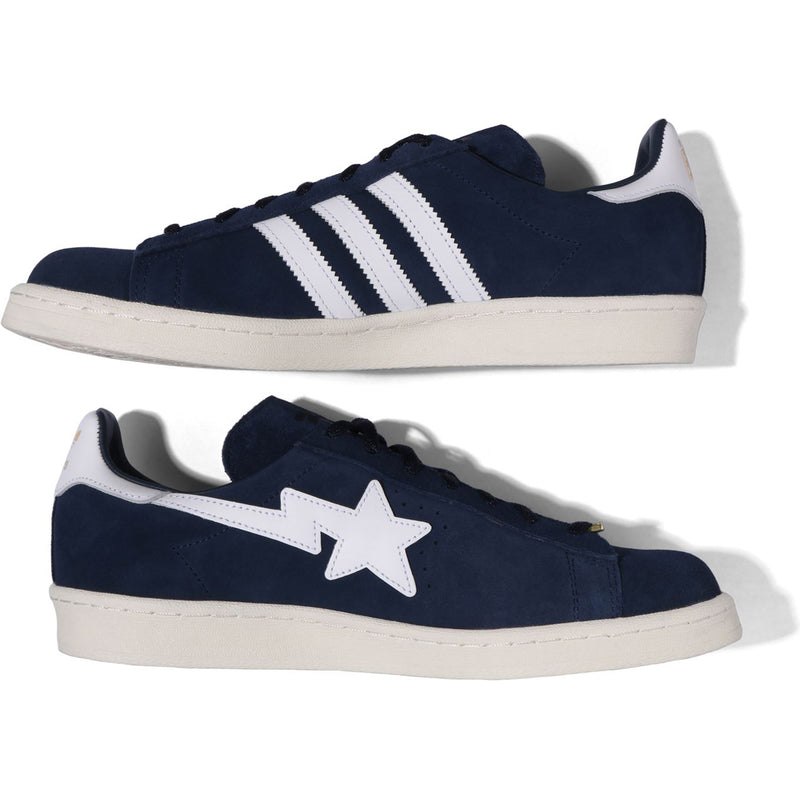 Men Bape X Campus 80s Sneakers Navy USA | CR1195315