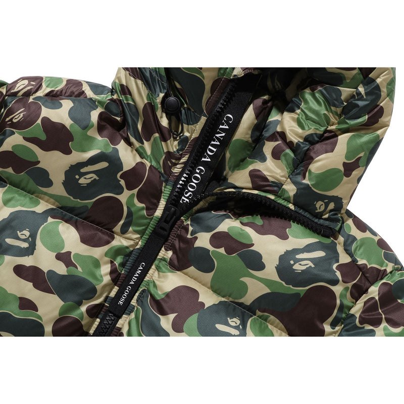 Men Bape X Canada Goose Crofton Puffer Jackets Green USA | BT2003003