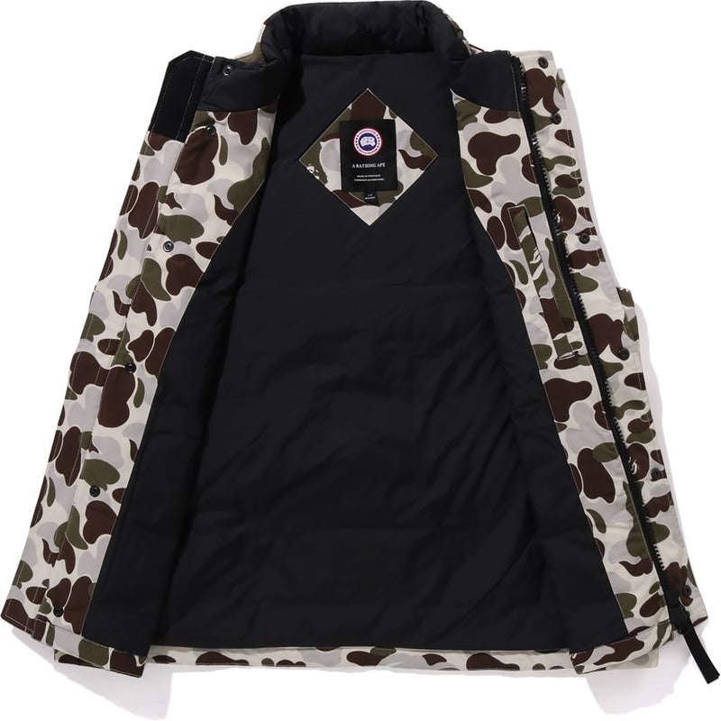 Men Bape X Canada Goose Freestyle Vest Jackets Grey USA | SV0812882