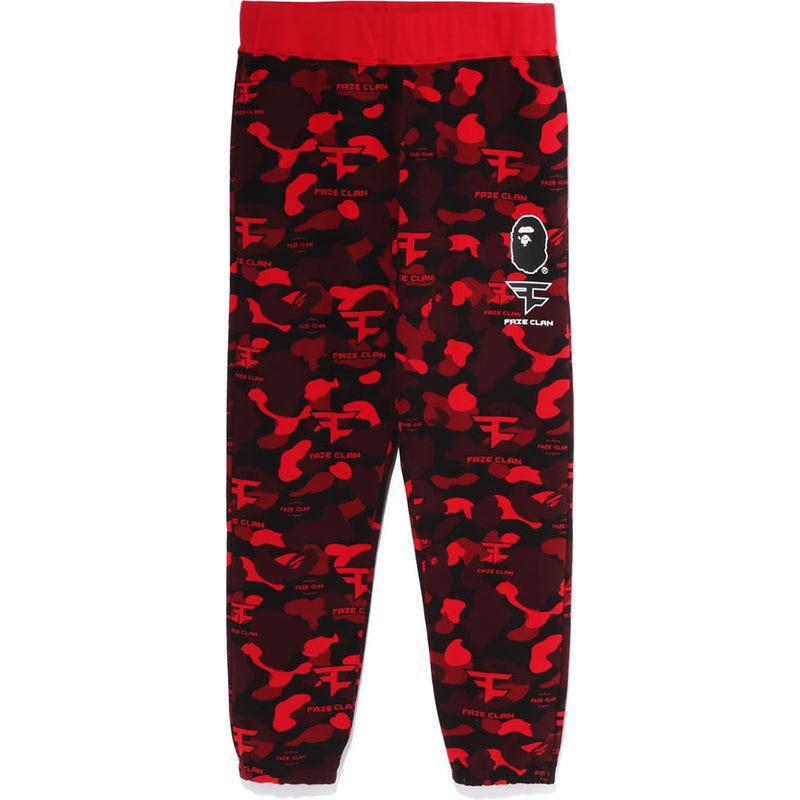 Men Bape X Faze Clan Sweat Pants Pants Red USA | JW3358038