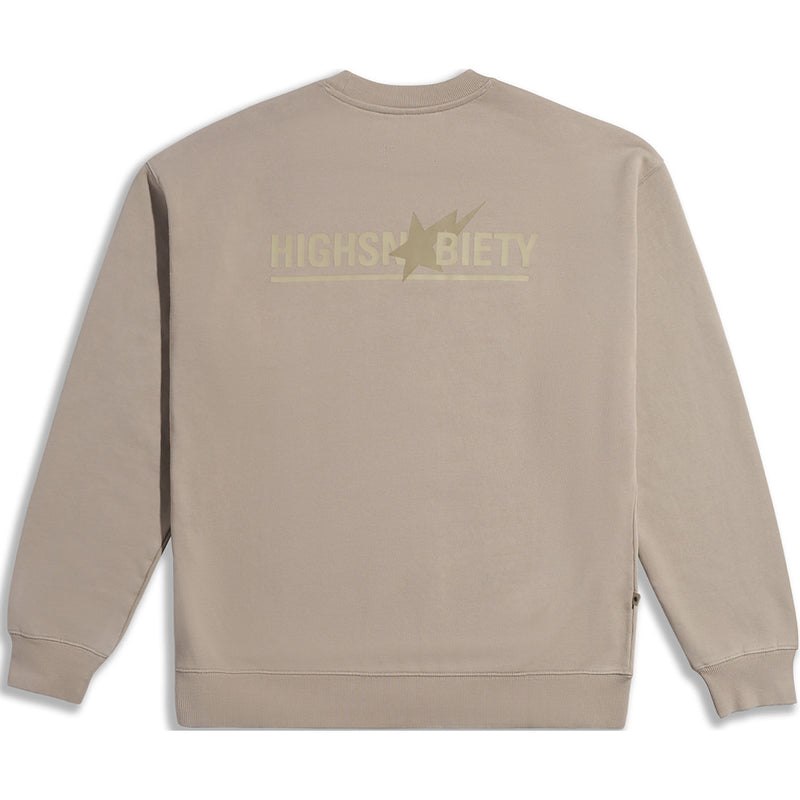 Men Bape X Highsnobiety Crewneck Sweatshirts Beige USA | RN6609269