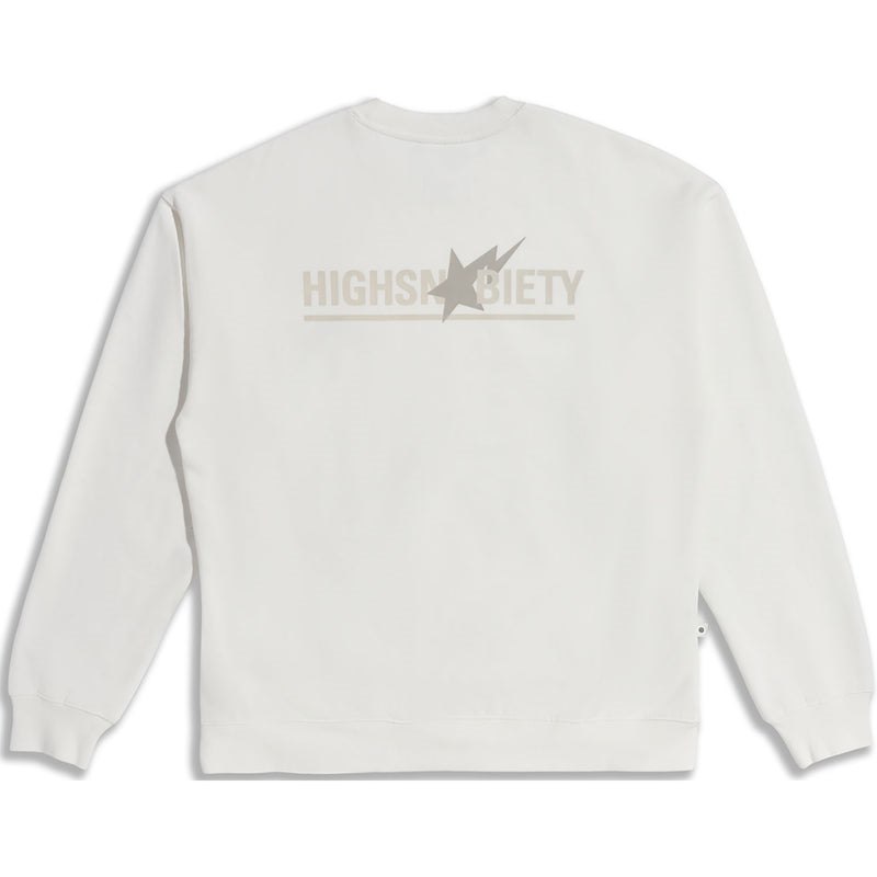 Men Bape X Highsnobiety Crewneck Sweatshirts White USA | AW5608368