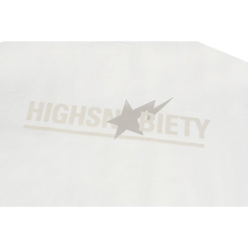 Men Bape X Highsnobiety Crewneck Sweatshirts White USA | AW5608368