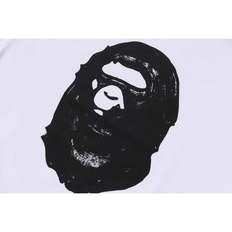 Men Bape X Joshua Vides Ape Head Crewneck Sweatshirts White USA | SA2762672