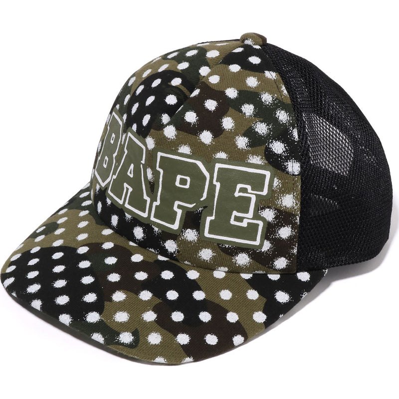 Men Bape X Joshua Vides Mesh Cap Caps Green USA | TU6235325